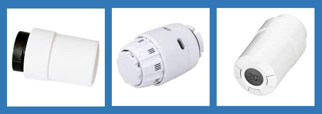 tipos de cabezales termostáticos